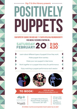 Positively Puppets Flyer